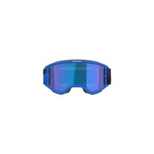 Alpinestars Vision 5 Corp Motocross Goggles Blue/Yellow Fluoro - Mirror Blue Lens - Image 2