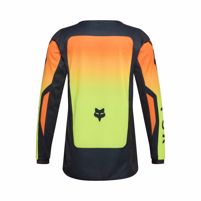 Fox  180 Shield Motocross Jersey Youth Fluro Yellow