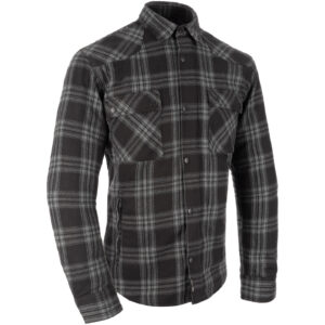 Oxford Kickback 3.0 Men's Shirt - Grey / Black Check - Image 1