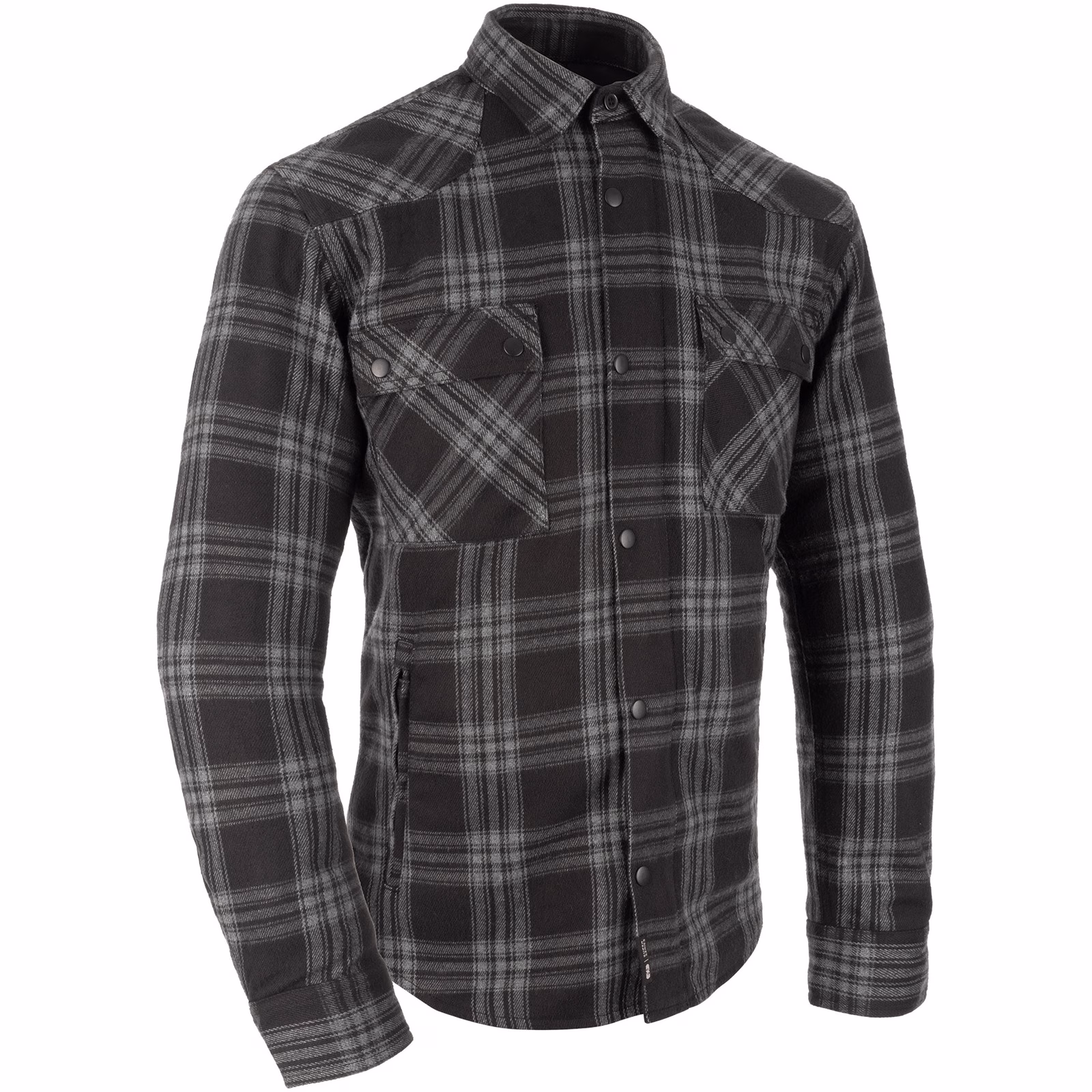 Oxford Kickback 3.0 Men's Shirt - Grey / Black Check - Image 1