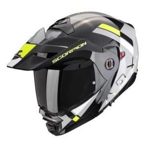 Scorpion EXO ADX-2 Galane Adventure Helmet Grey/Black/Neon Yellow - Image 2