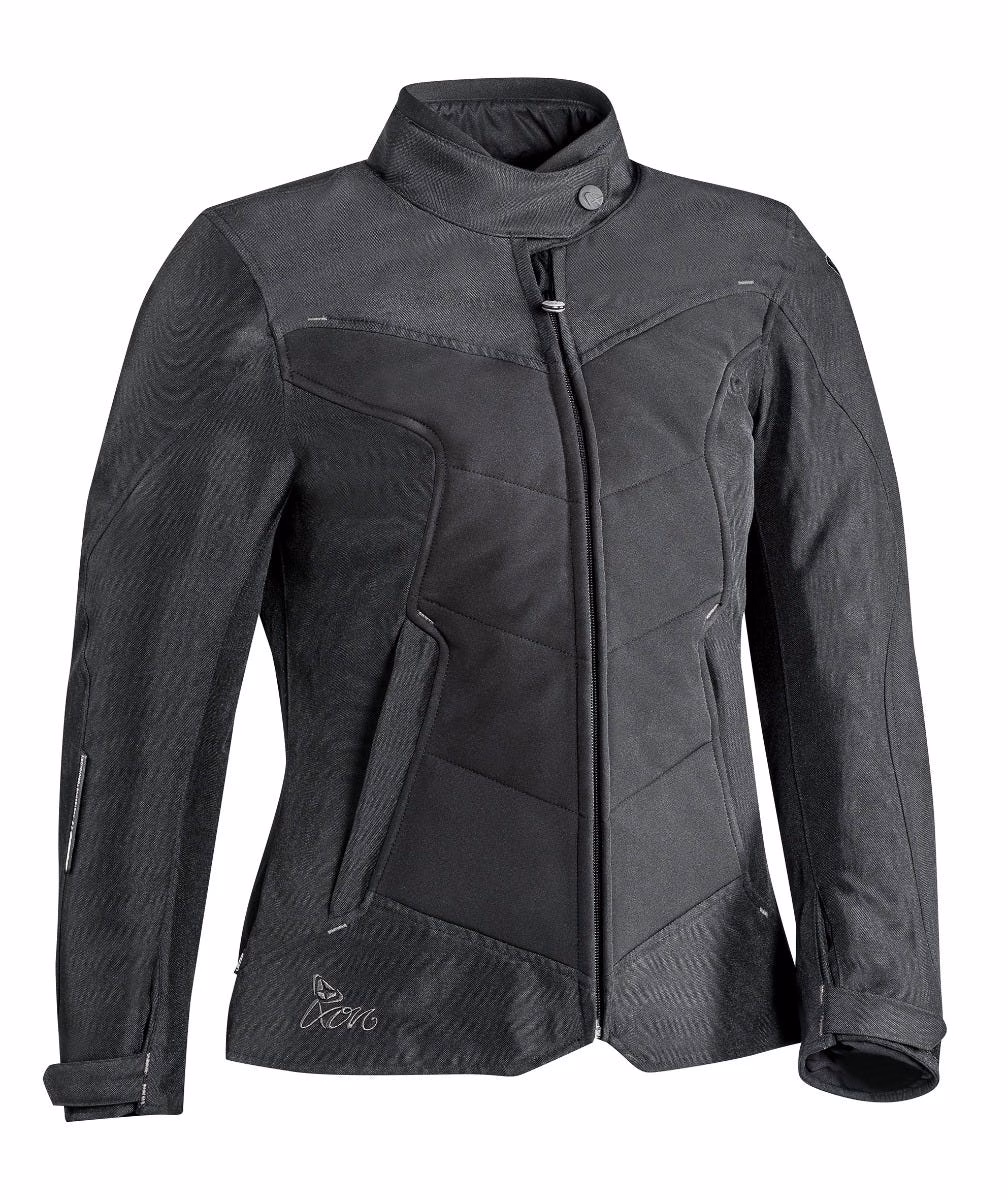 IXON HELKA LS TEXTILE PARKA  BLK - Image 1