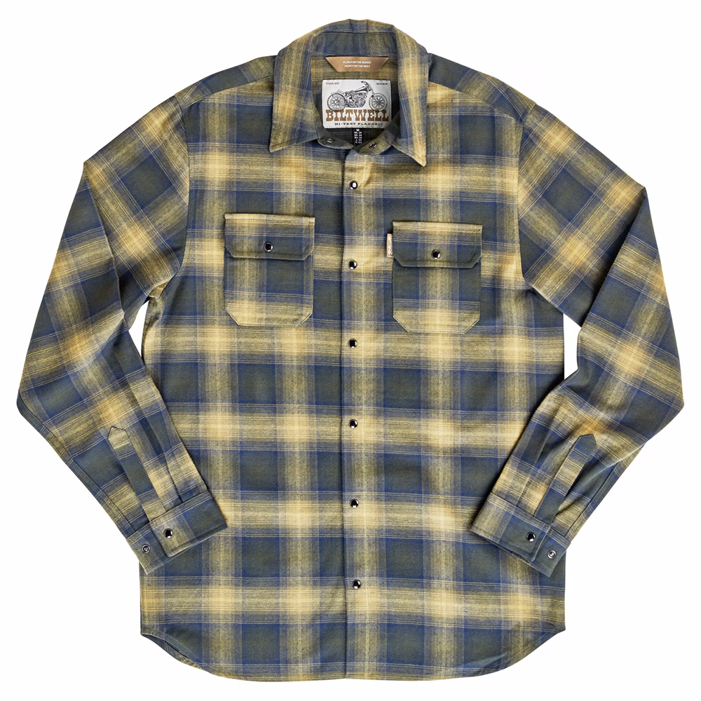 Biltwell Hi Test Flannel Shirt Moss