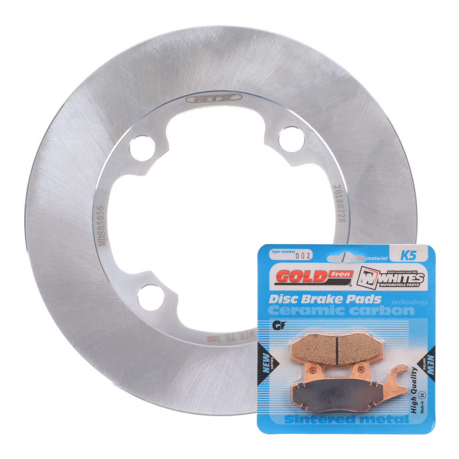 Brake Disc & Pad Front Kit - Suzuki LTF300F '02-'20 - Left - Image 1