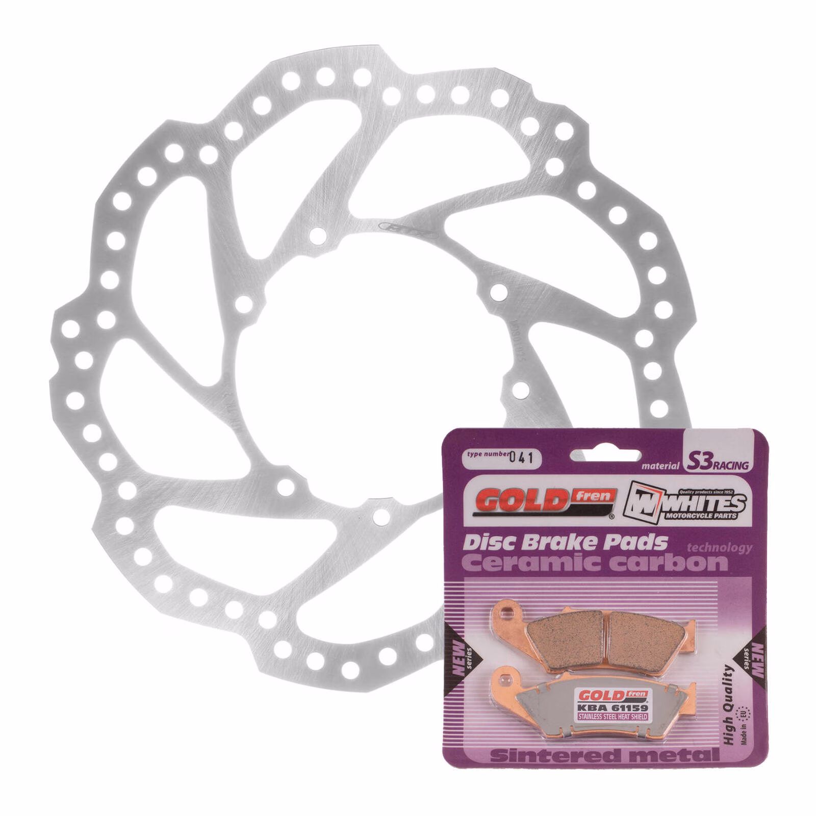Brake Disc & Pad Front Kit - Honda CRF250R '15-'20 - Wave - Image 1
