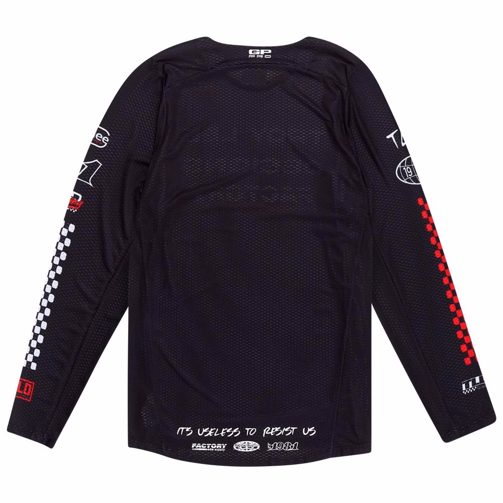 Troy Lee Designs GP Pro Air Factory Motocross Jersey Black