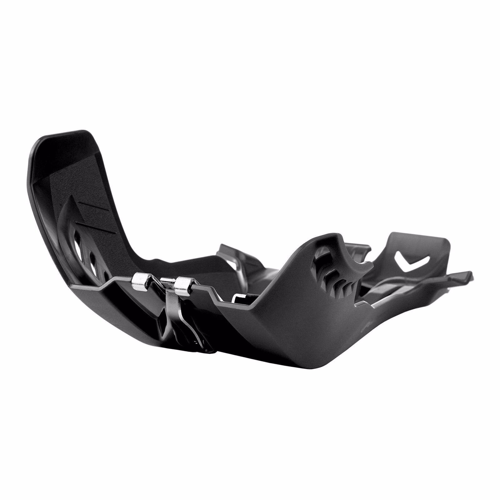 Polisport Fortress Skidplate w/ Link Guard SX/TC250 '19-'22 - Black - Image 1