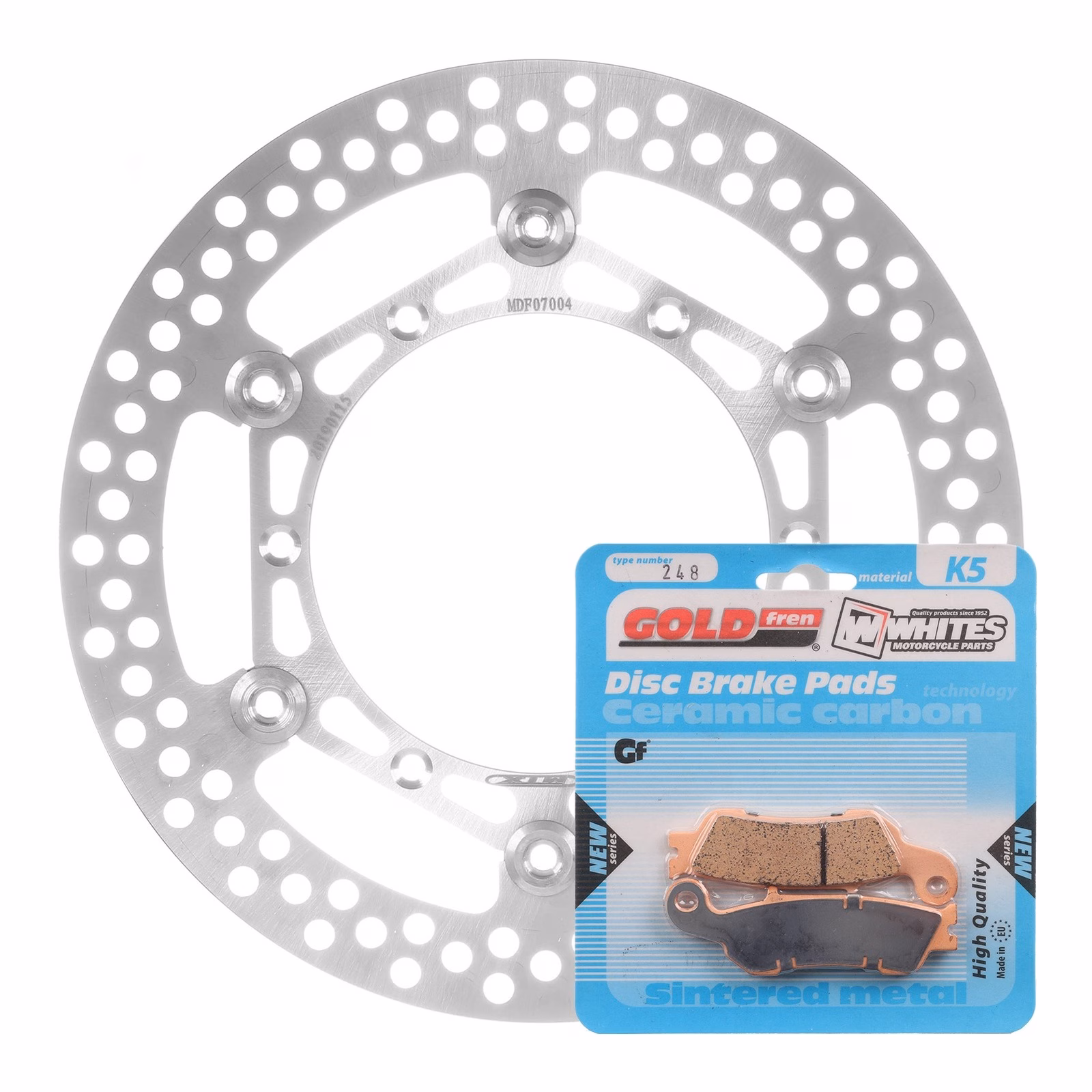 Brake Disc & Pad Front Kit - Yamaha YZ250F '07-'15 - Image 1
