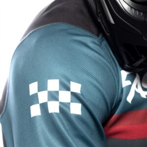Fasthouse Carbon Force Motocross Jersey Teal - Image 6