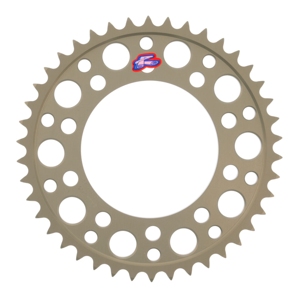 Renthal Sprocket Rear Silver 41T Alloy 7075 T6 Grooved Honda