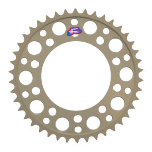Renthal Sprocket Rear Silver 41T Alloy 7075 T6 Grooved Honda - Image 1