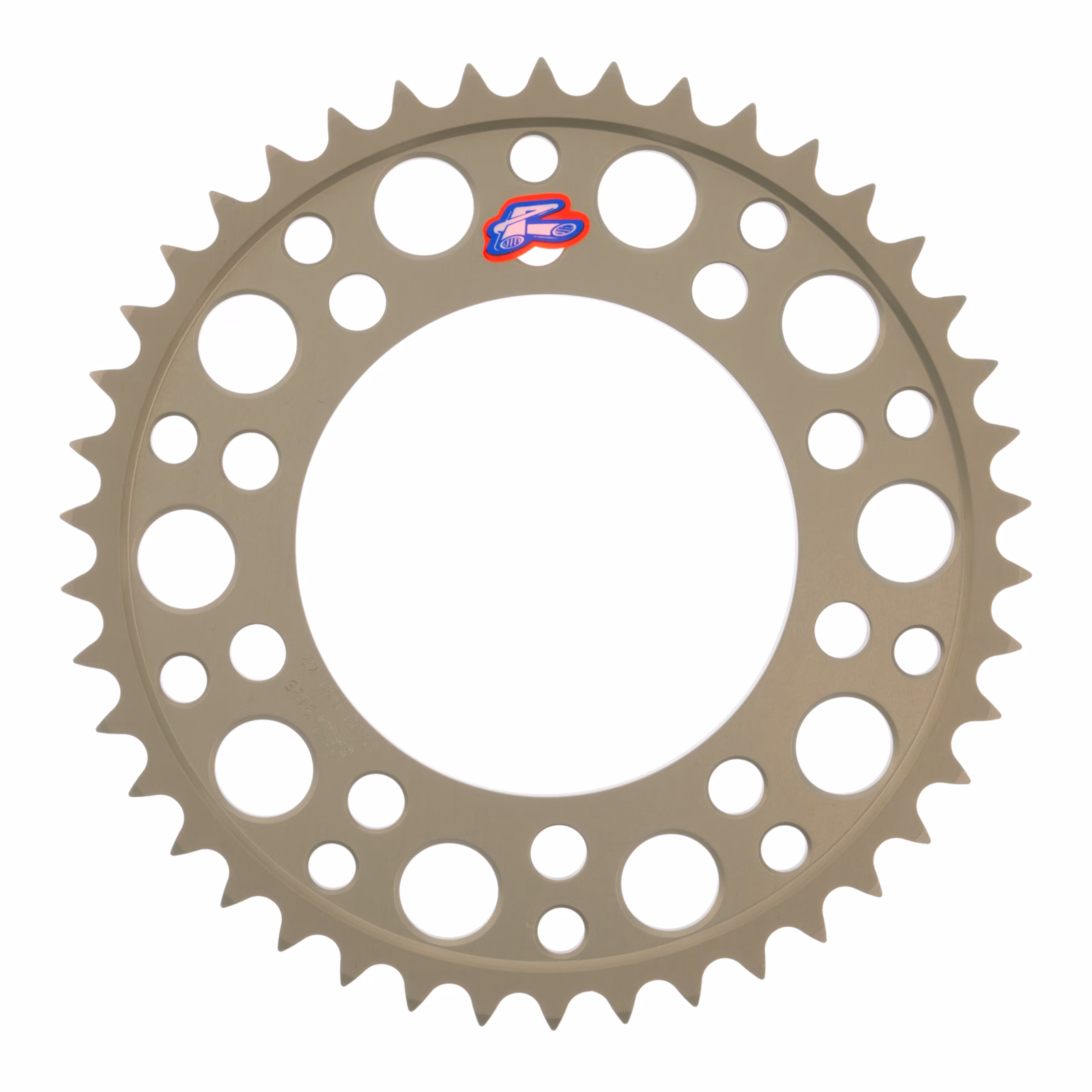 Renthal Sprocket Rear Silver 41T Alloy 7075 T6 Grooved Honda - Image 1