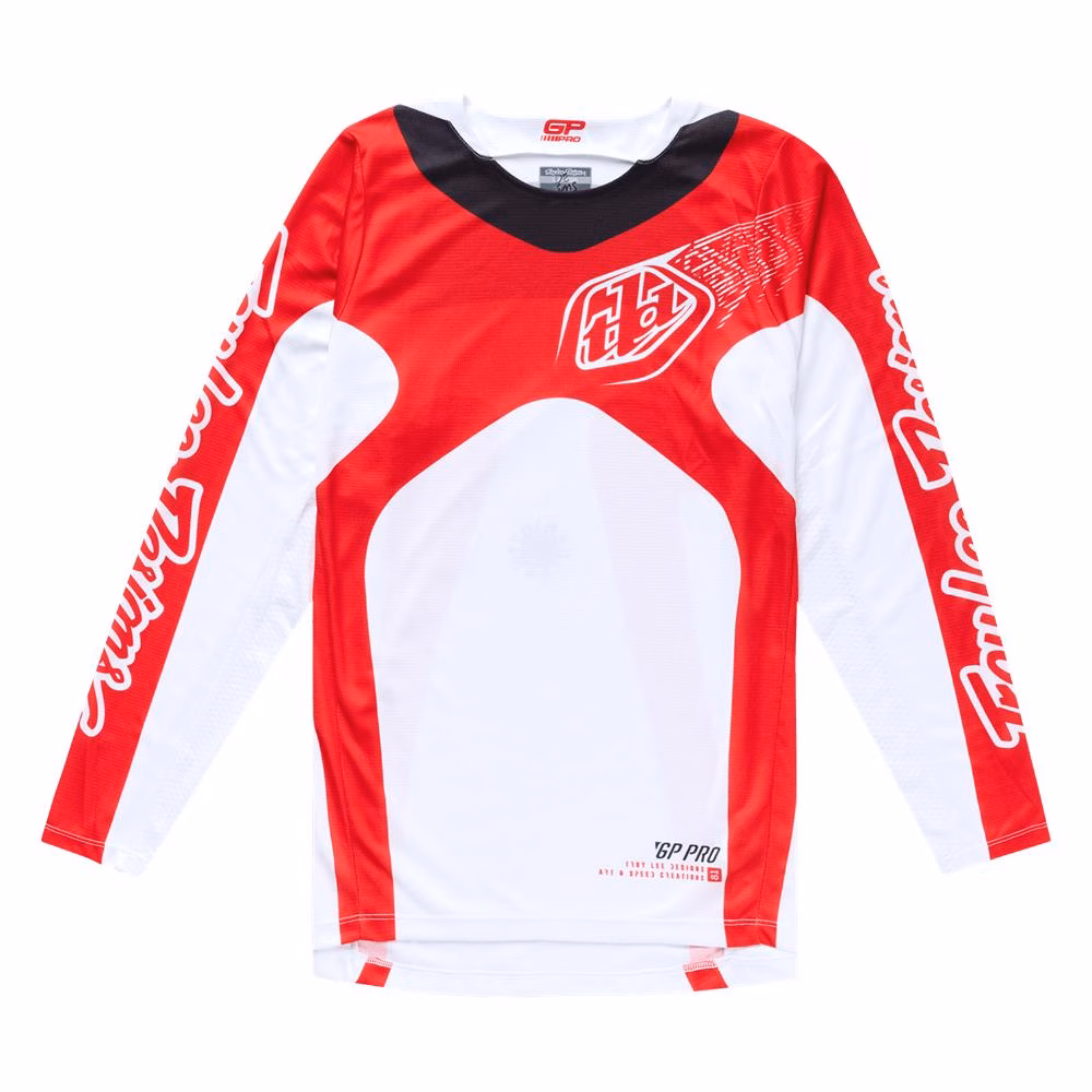Troy Lee Designs GP Pro Frames Motocross Jersey White/Red