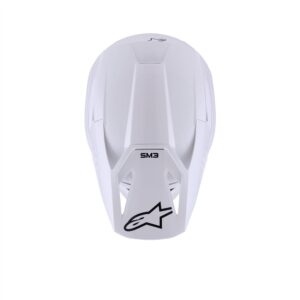 Alpinestars S-M3 Motocross Helmet White Gloss - Image 4