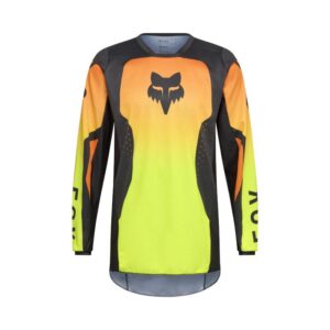 Fox 180 Shield Motocross Jersey Fluro Yellow - Image 1