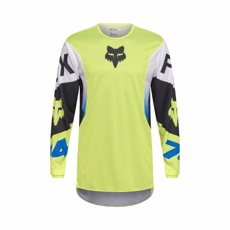 Fox 360 Tine Motocross Jersey Fluro Yellow