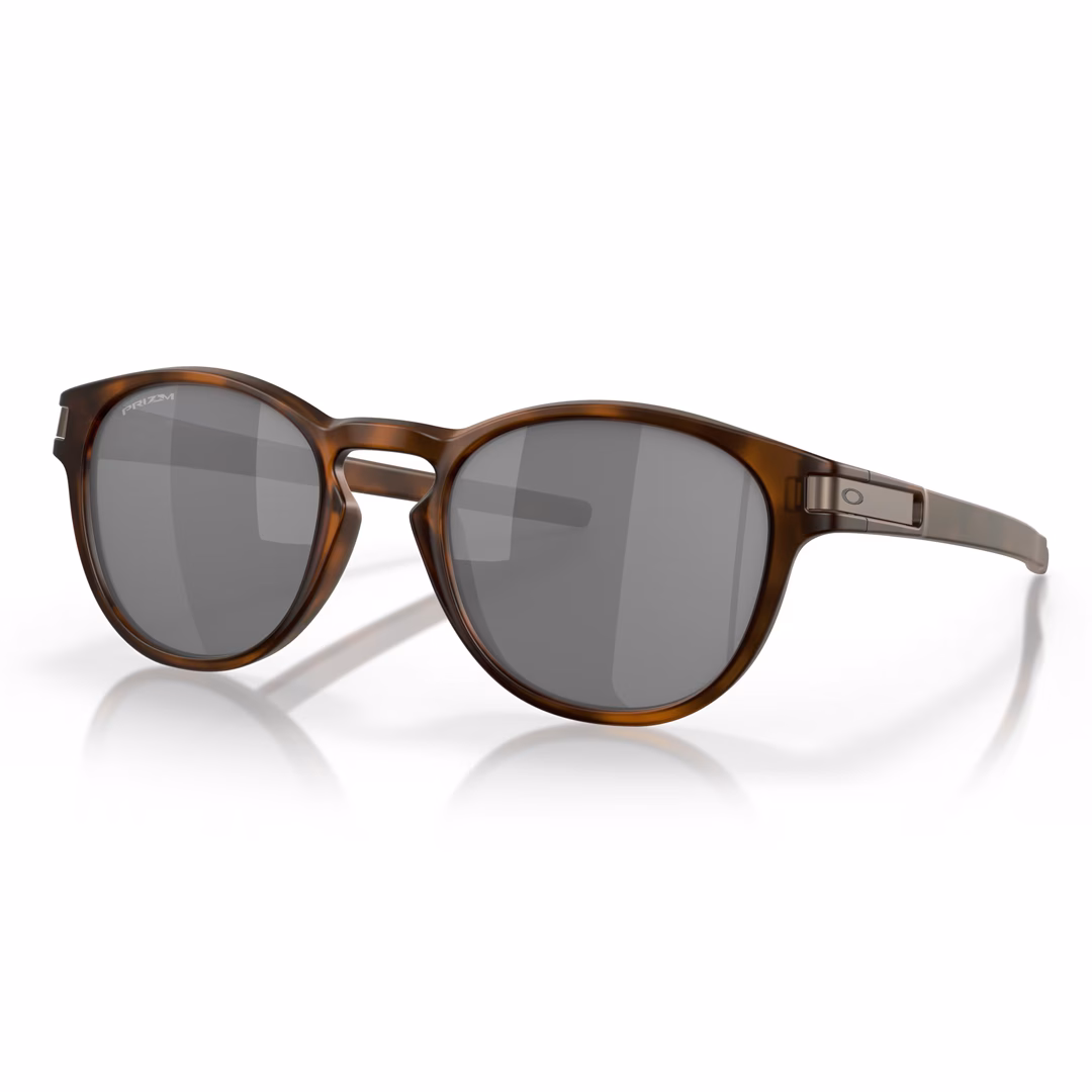 Oakley Latch Sunglasses Matte Brown Tortoiseshell w/PRIZM Black Lens - Image 1