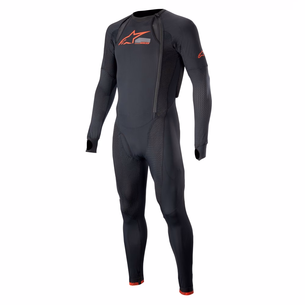 Alpinestars Tech-Air 10 Long Base Layer Black/Bright Red