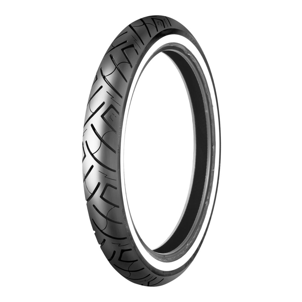 Shinko SR777 Front Tubeless Cruiser Tyre (White Wall) 140/80x17