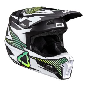 Leatt 3.5 Junior Motocross Helmet Kit Storm Teal - Image 1