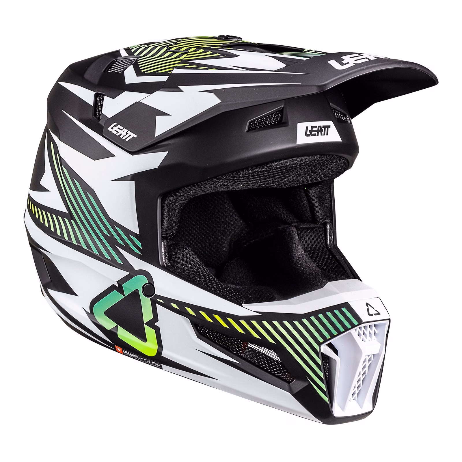 Leatt 3.5 Junior Motocross Helmet Kit Storm Teal - Image 1