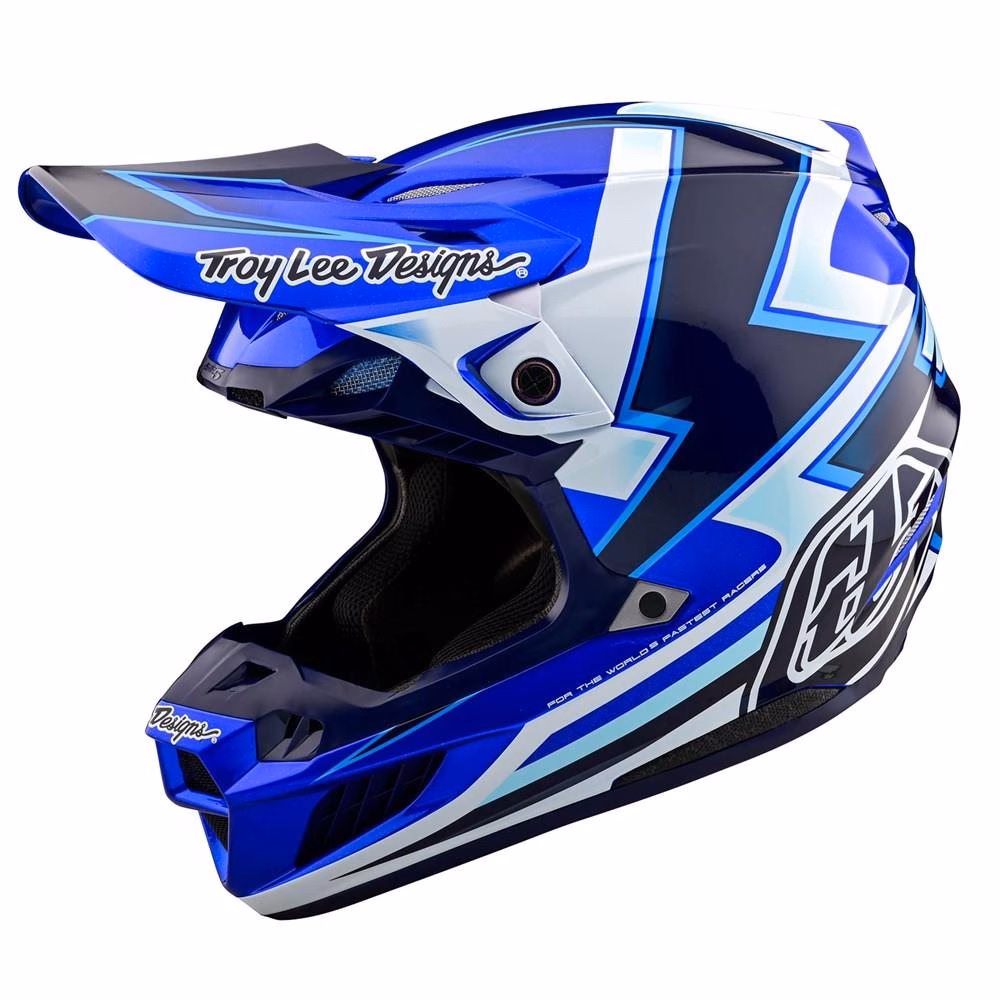 Troy Lee Designs SE5 ECE Composite Ever Motocross Helmets Blue