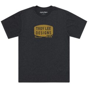 Troy Lee Designs Stamp Tee Black Heather - Image 1