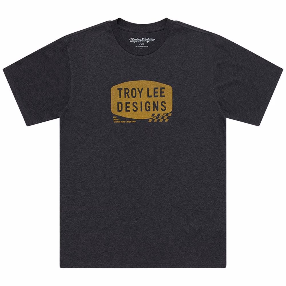 Troy Lee Designs Stamp Tee Black Heather
