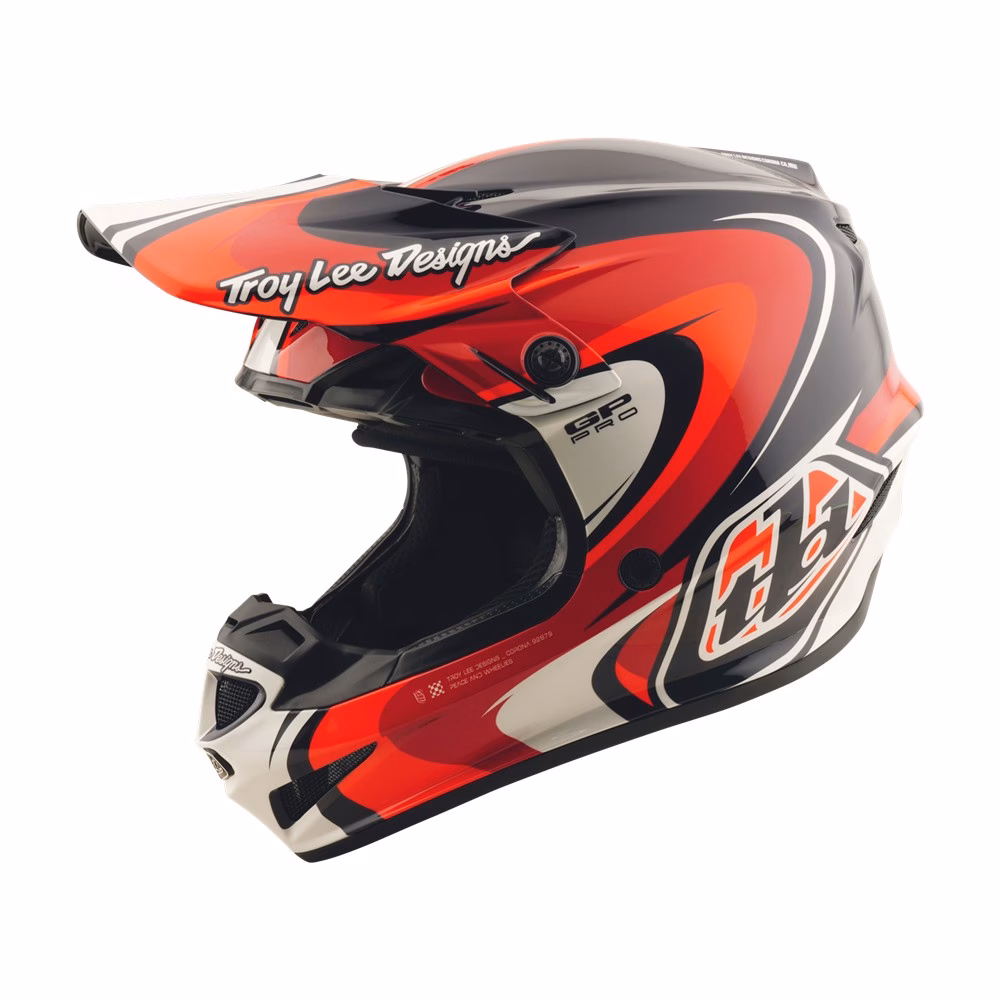 Troy Lee Designs GP Pro Crossover Motocross Helmet Youth Black/Red