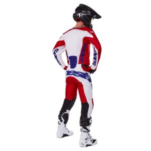 Alpinestars Racer Veil Motocross Jersey Bright Red/White - Image 5