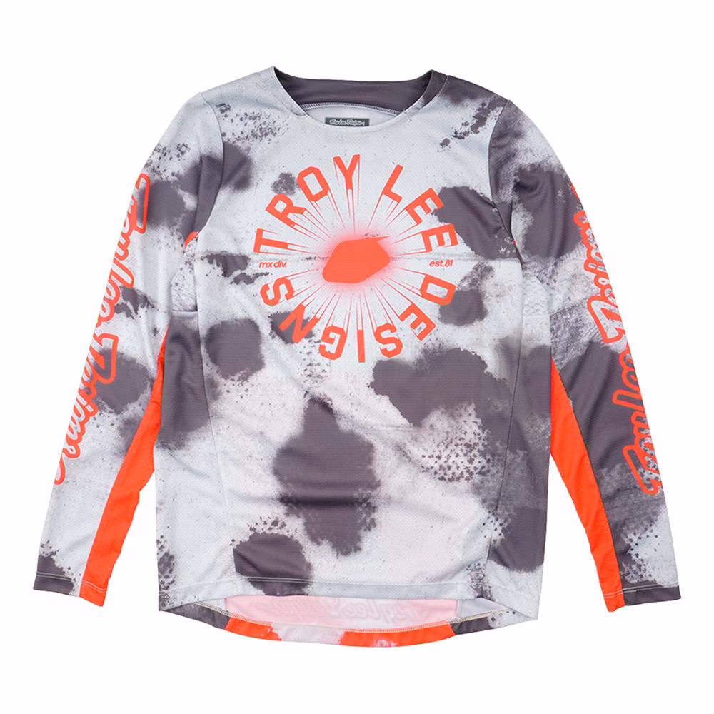 Troy Lee Designs GP Pro Arrival Motocross Jersey Youth Chalk