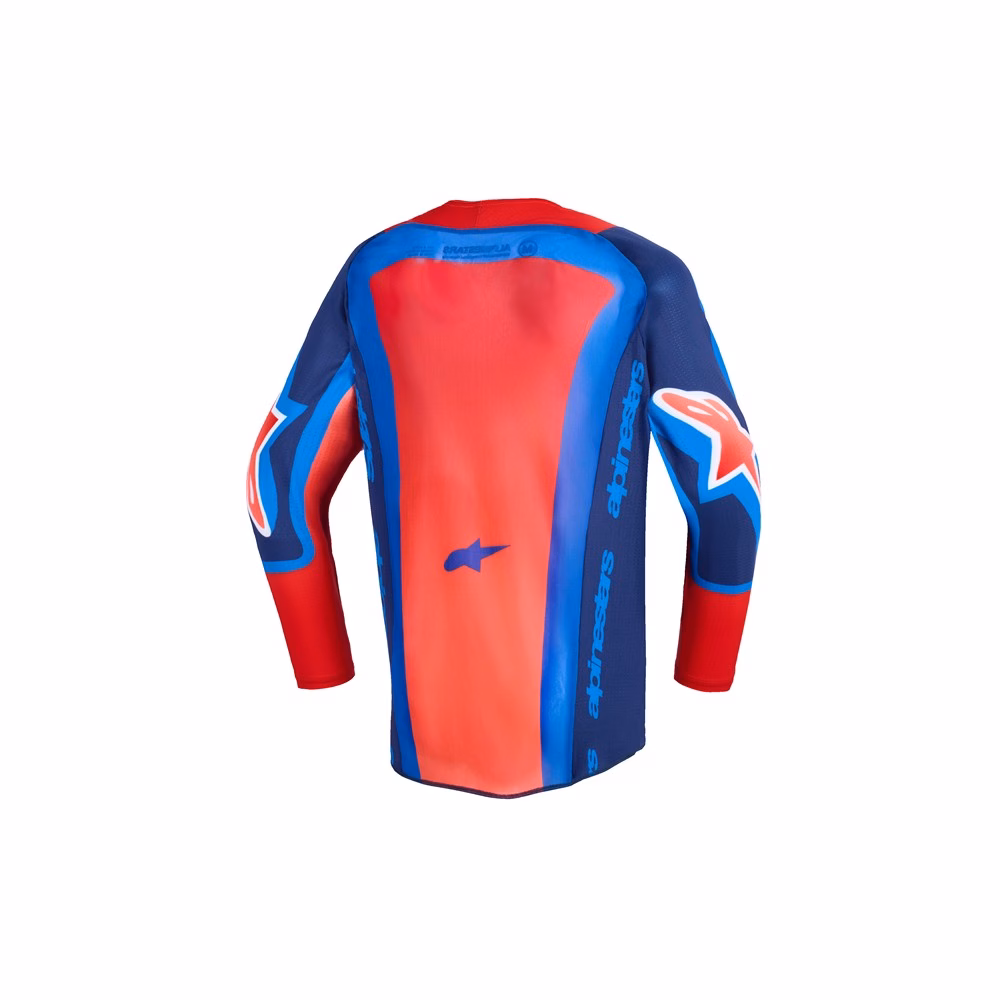 Alpinestars Supertech Vista Motocross Jersey Youth Dark Navy/Hot Coral/Cobalt