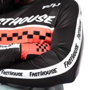 Fasthouse Elrod Formula Motocross Jersey, Oceanic Mint/Hyper Coral - Image 5