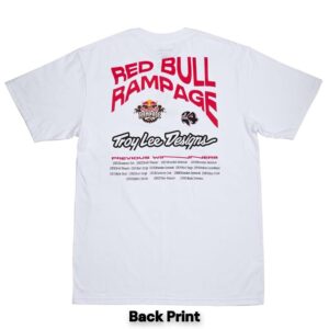Troy Lee Designs x Redbull Rampage Mind Melt Tee White - Image 2