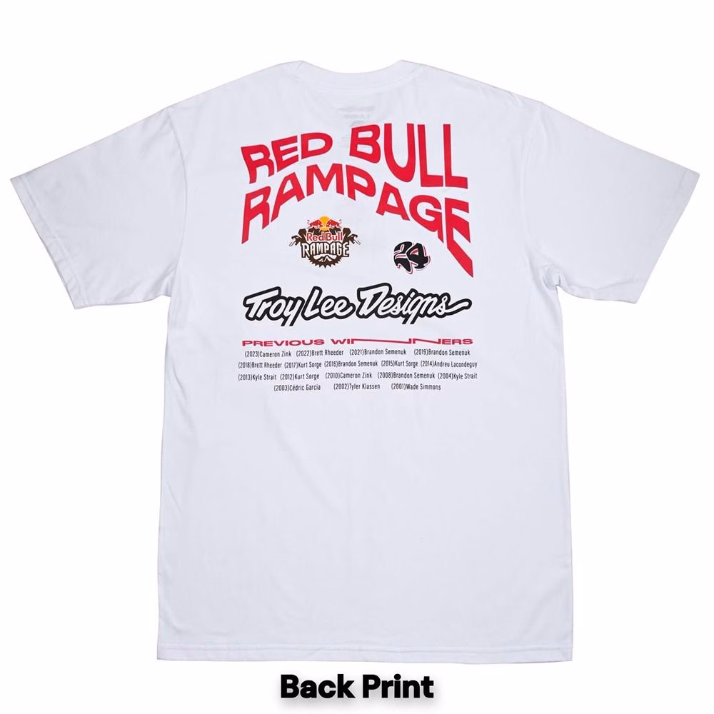 Troy Lee Designs x Redbull Rampage Mind Melt Tee White