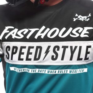 Fasthouse Grindhouse Akin Motocross Jersey, Marine/Black - Image 3