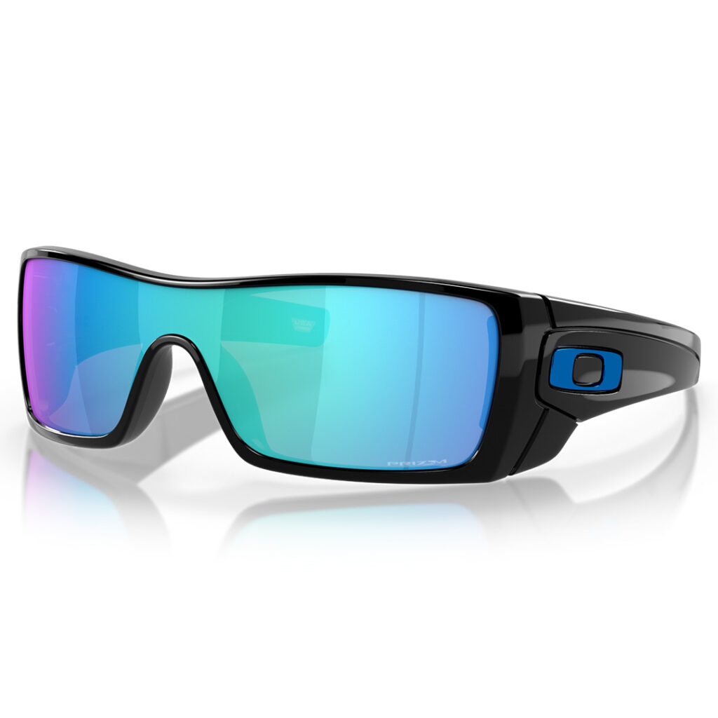Oakley Batwolf Sunglasses Polished Blk w/PRIZM Sapphire Lens