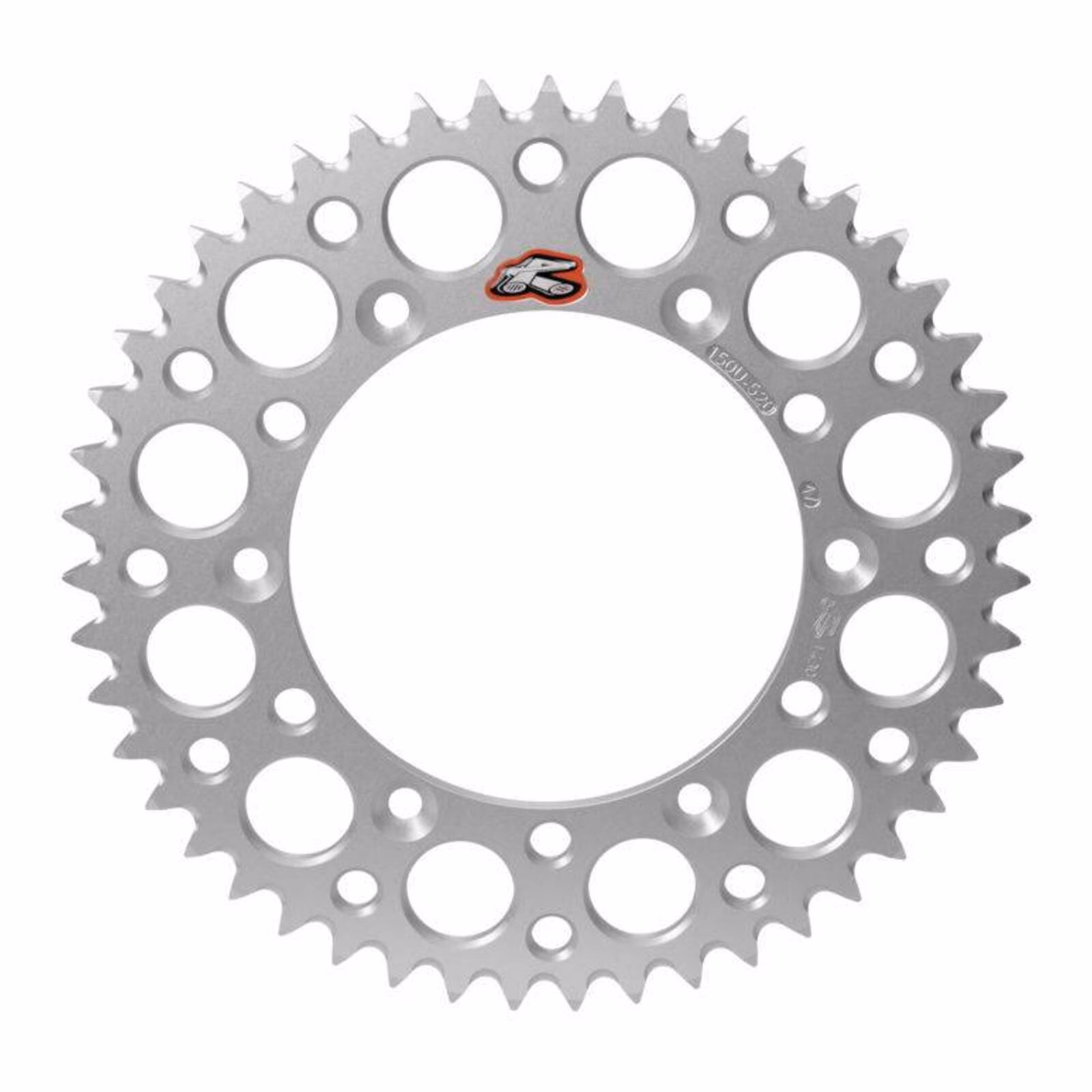 Renthal Sprocket Rear Silver 41T Alloy 7075 T6 Grooved Kawasaki - Image 1