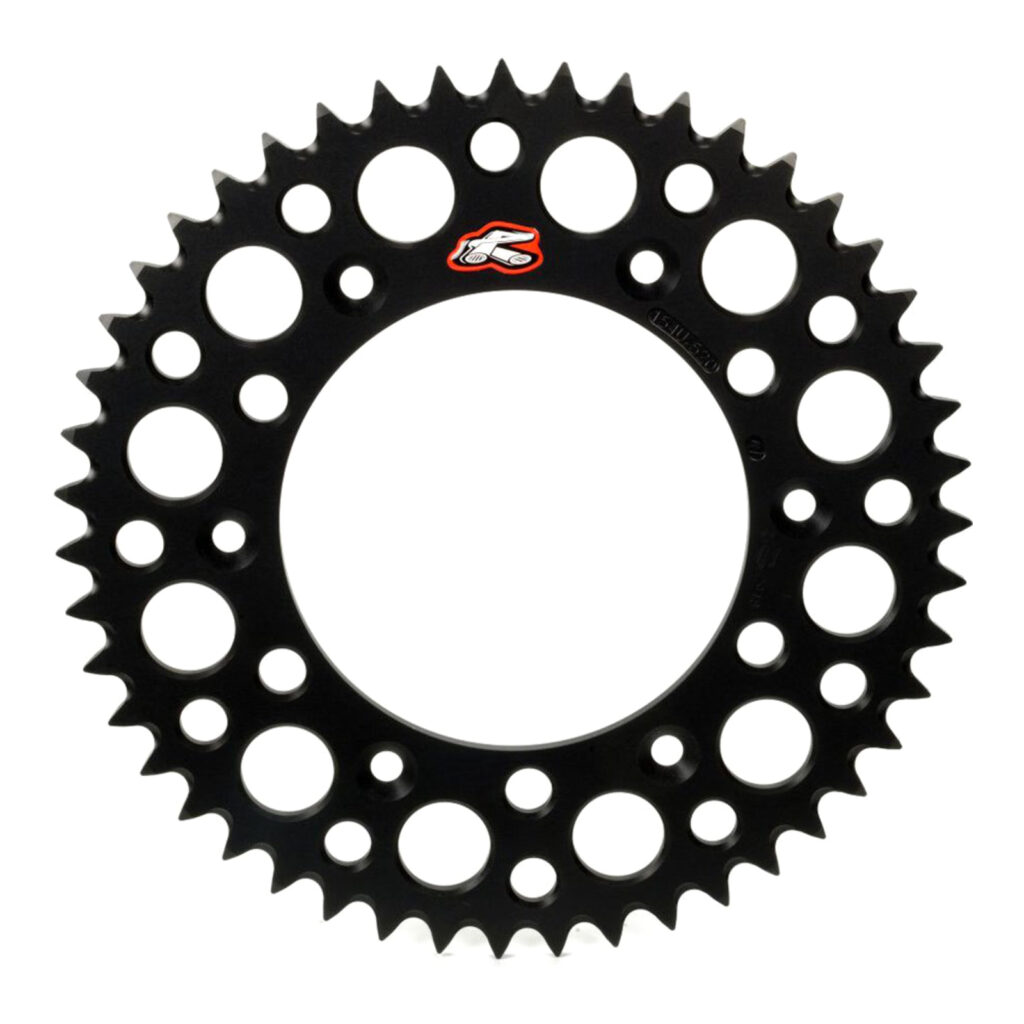 Renthal Sprocket Rear Black 52T Alloy 7075 T6 Grooved
