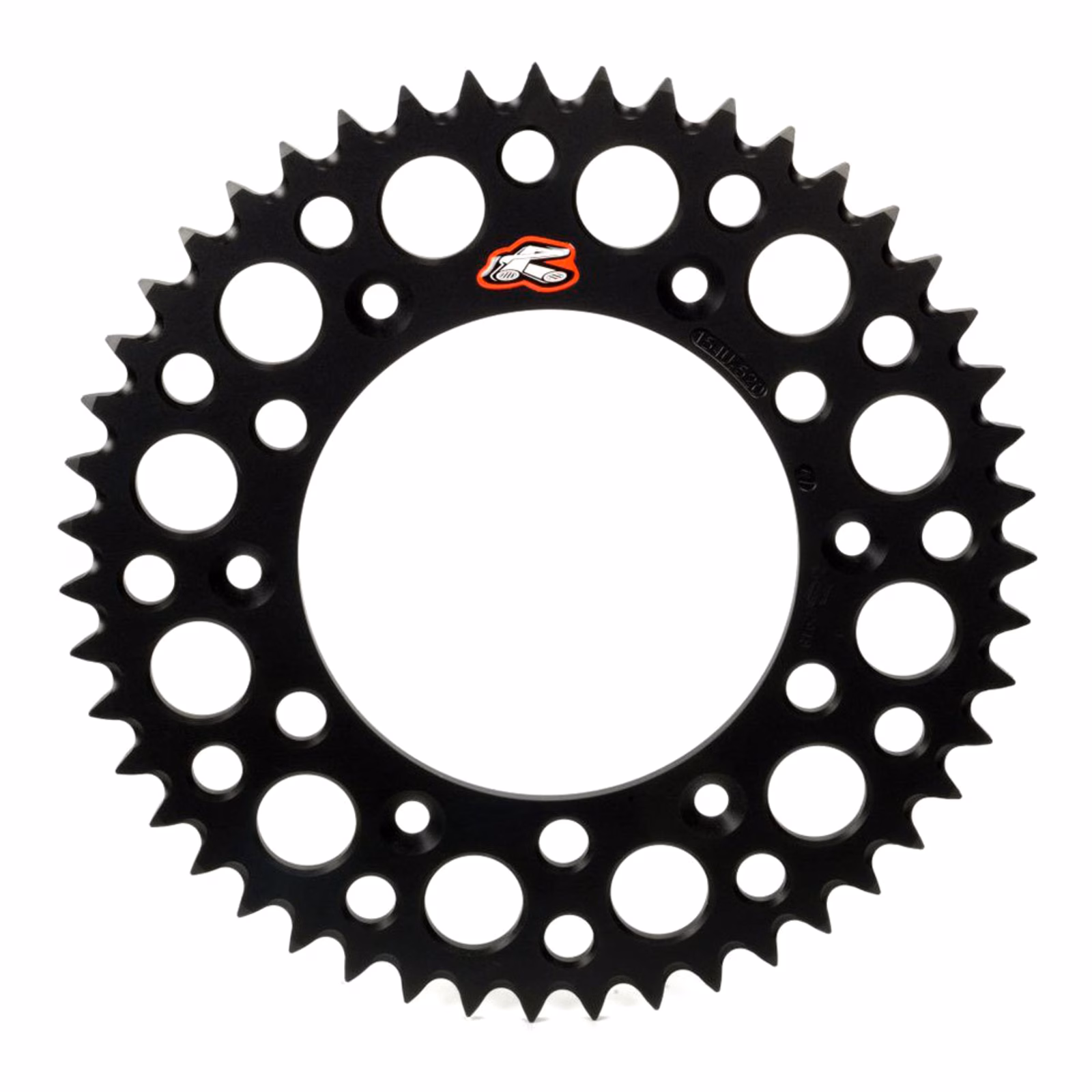 Renthal Sprocket Rear Black 52T Alloy 7075 T6 Grooved - Image 1