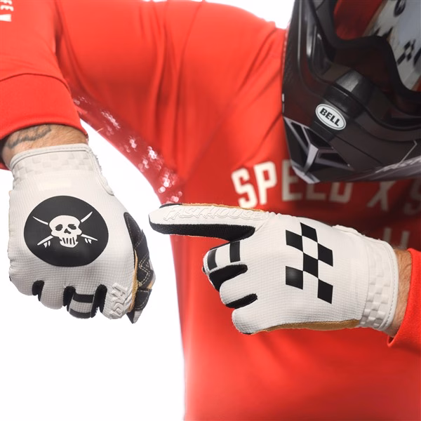 Fasthouse Speed Style Baja Motocross Glove White Sand