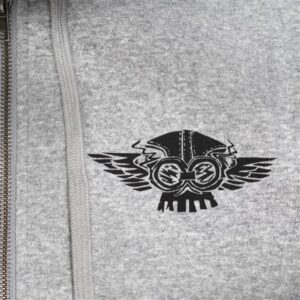 Fasthouse Love Of It Hooded Zip-up Fleece Heather Grey - Image 5