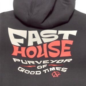 Fasthouse Utopia Hooded Pullover Youth Black - Image 2