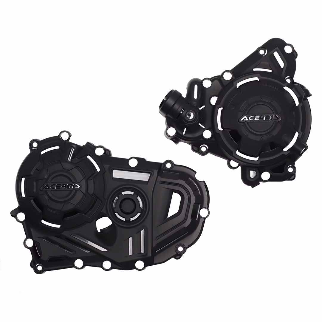 Acerbis X power Engine Case cover Kit Black Honda XL750 2023-24 - Image 1