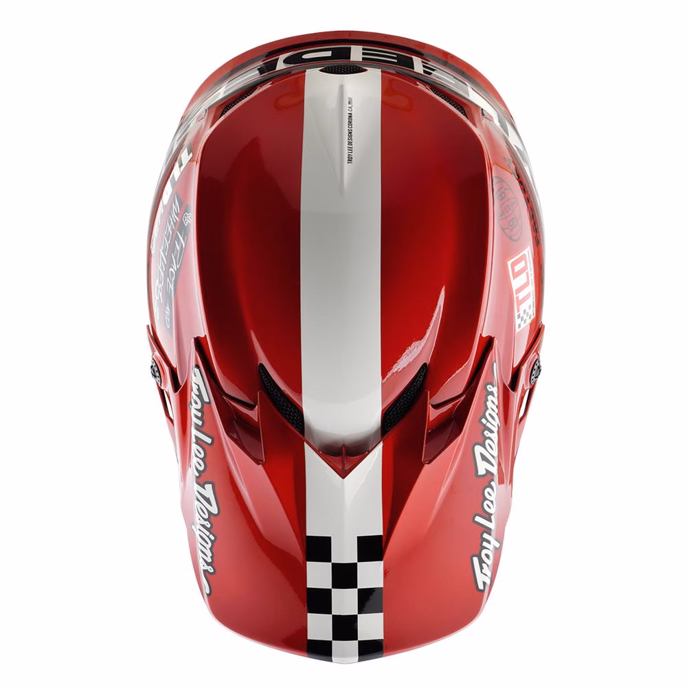 Troy Lee Designs GP Pro Fifty-50 Motocross Helmet Youth White/Red
