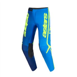 Alpinestars Fluid Apex Motocross Pants Blue/Yellow Fluoro - Image 1
