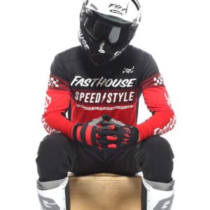 Fasthouse Grindhouse Akin Jersey, Red/Black - Image 6