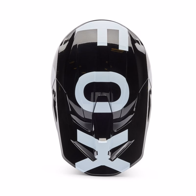 Fox V1 Shield Motocross Helmet Youth Black