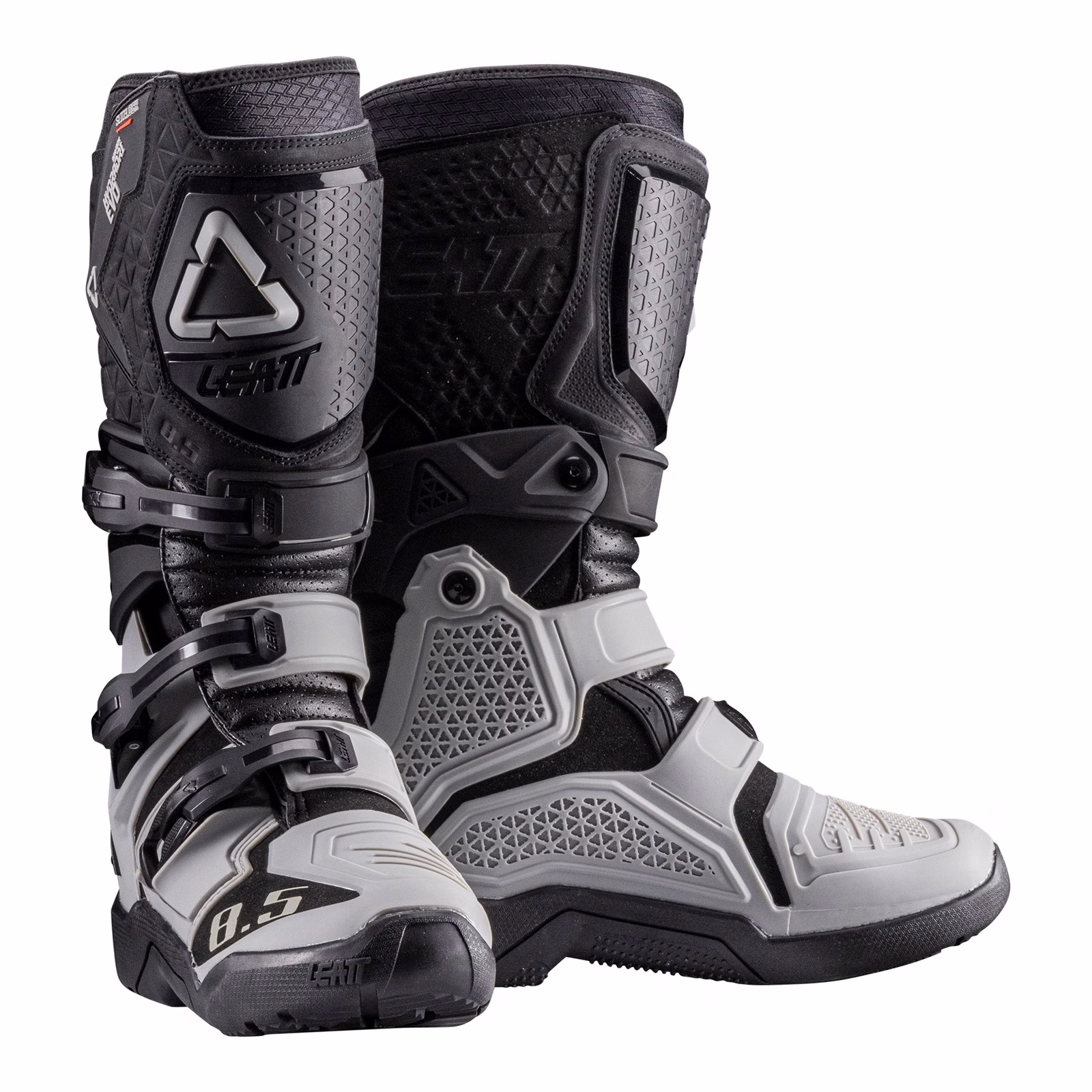 Leatt 8.5 ADV HydraDri Adventure Boots Black/Grey - Image 1