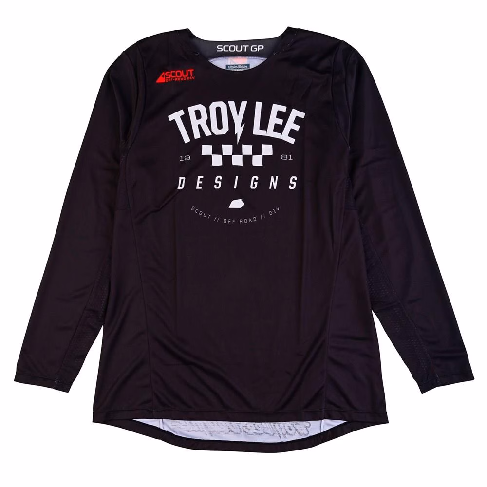 Troy Lee Designs Scout GP Ripper Motocross Jersey Black
